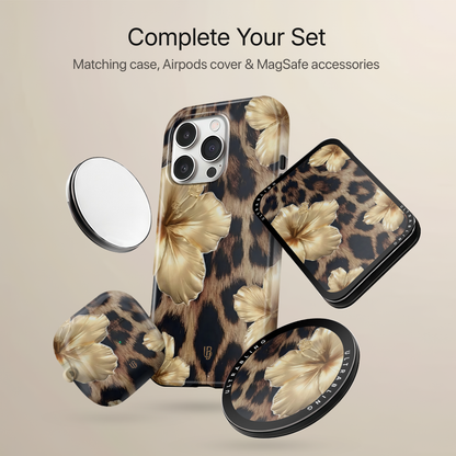 Leopard Royale Ultrabling MagSafe Phone Grip - With Phone