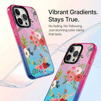 Garden Muse Ultrabling Aura iPhone case side profile showing slim design