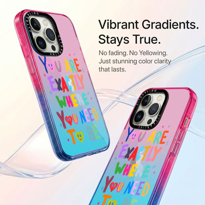 Exact Magic Ultrabling Aura iPhone case side profile showing slim design