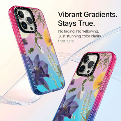 Iris Muse Ultrabling Aura iPhone case side profile showing slim design