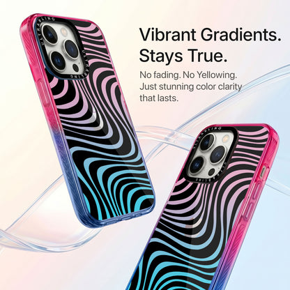 Hypnotic Ultrabling Aura iPhone case side profile showing slim design