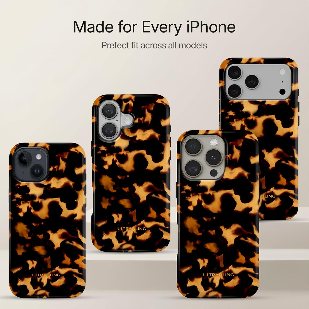 Honey Shell - Eclipse Case by Ultrabling, designer iPhone case, angle view