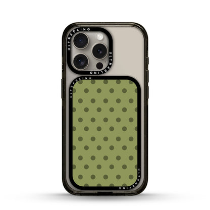 Moss Dots MagSafe Wallet - Front View