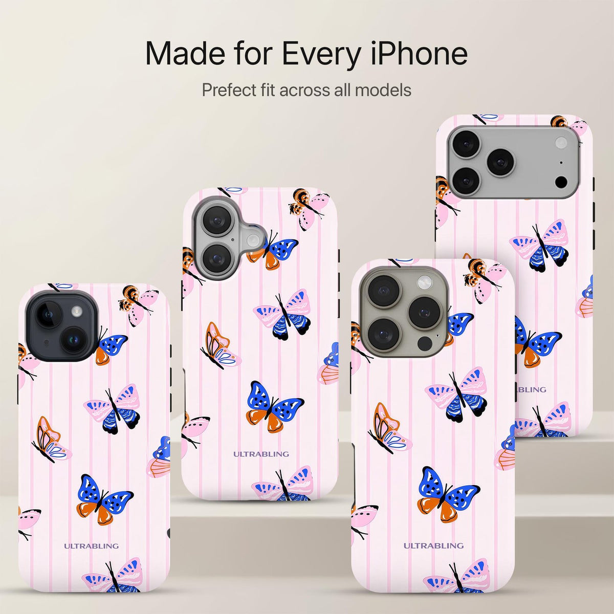 Butterfly Stripe - Eclipse Case