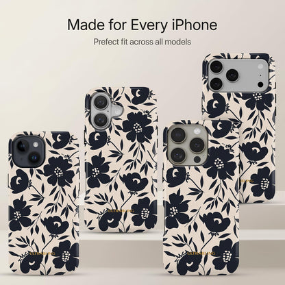 Navy Bloom - Eclipse Case