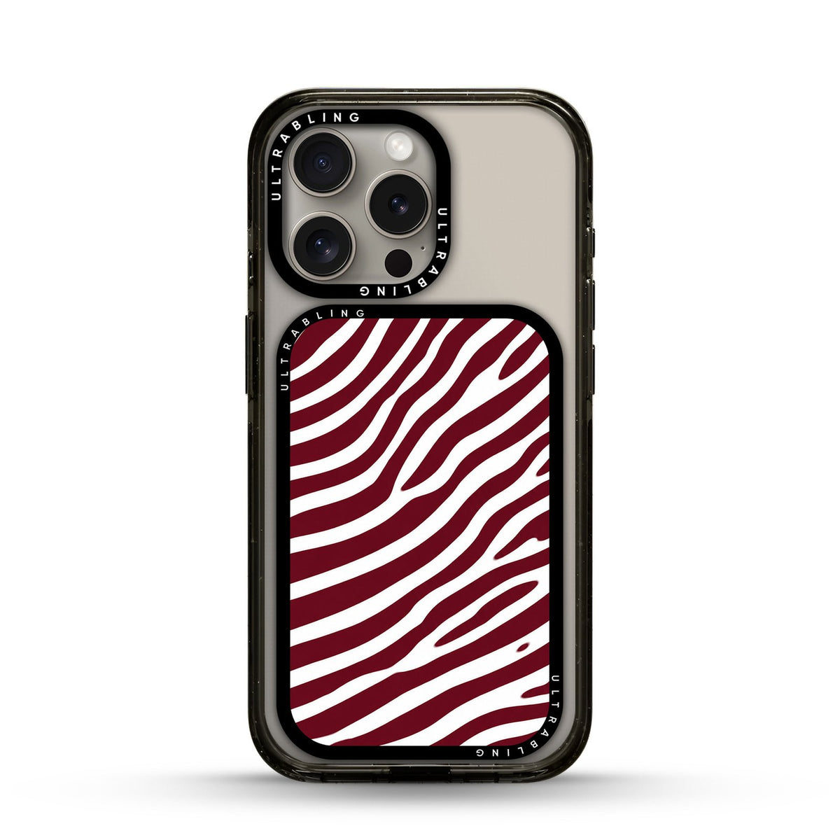 Wine Zebra MagSafe Wallet - Front View