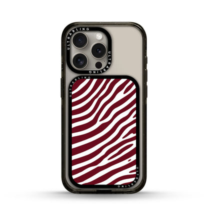 Wine Zebra MagSafe Wallet - Front View