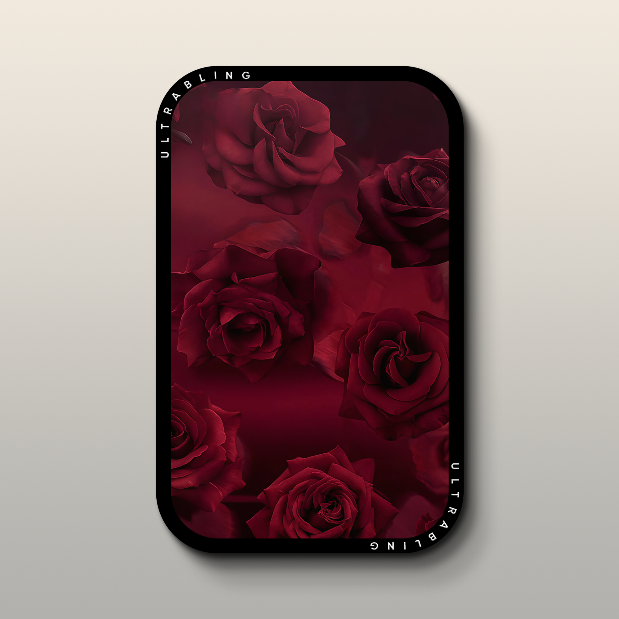 Velvet Roses MagSafe Wallet - Front View