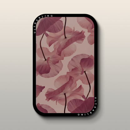 Dusty Petals MagSafe Wallet - Front View