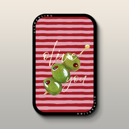 Olive Martini MagSafe Wallet - Front View
