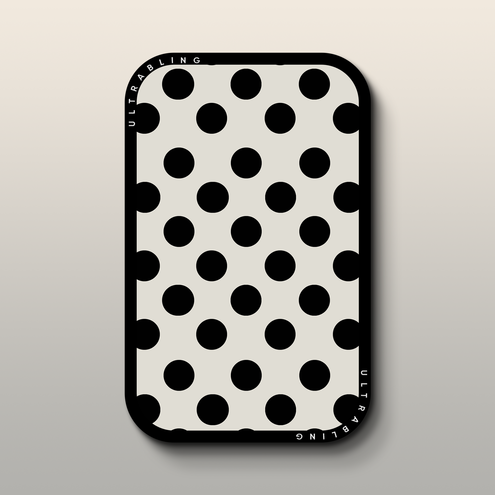 Midnight Polka MagSafe Wallet - Front View