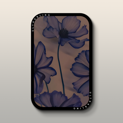 Indigo Blossom MagSafe Wallet - Front View