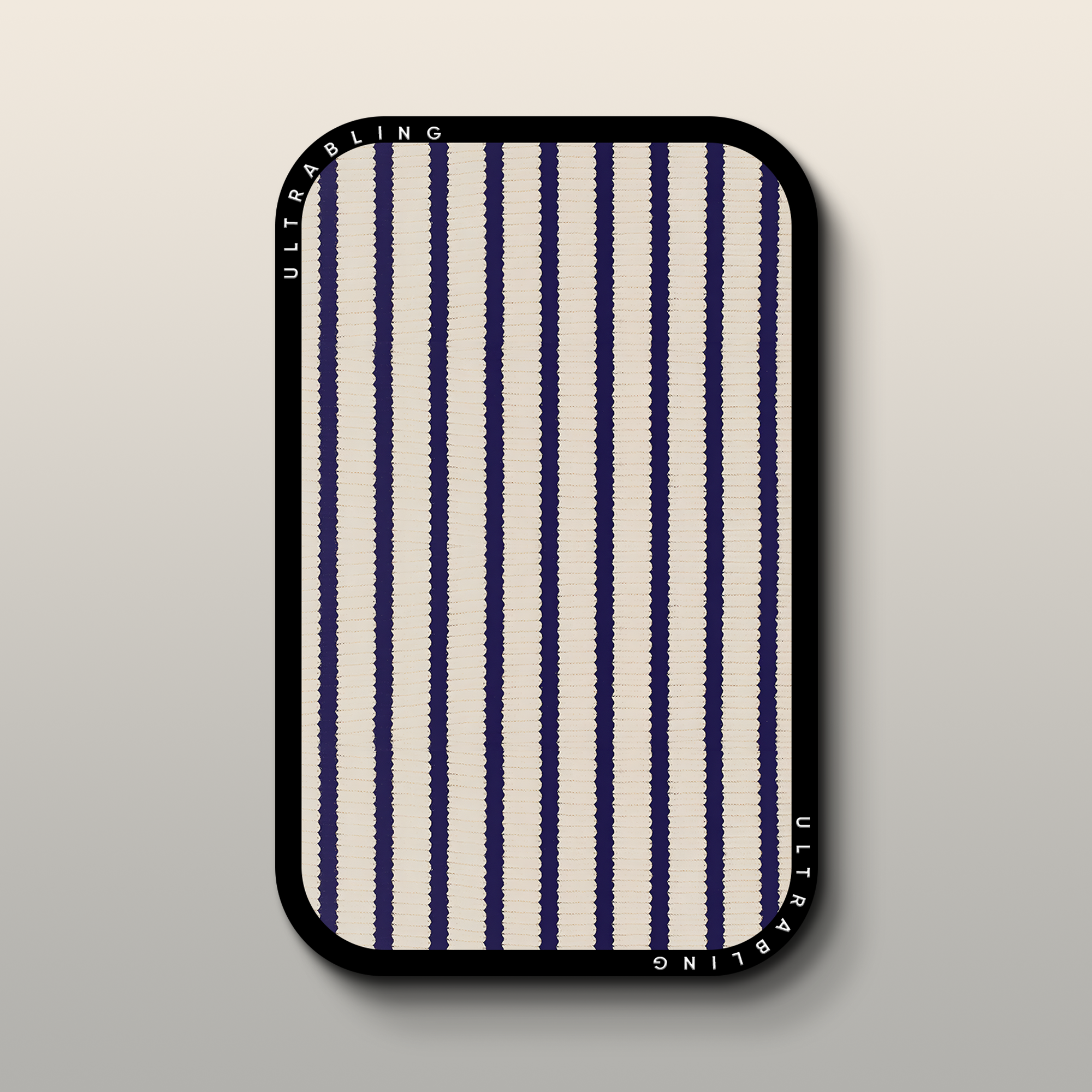 Sailor Stripes MagSafe Wallet - Front View