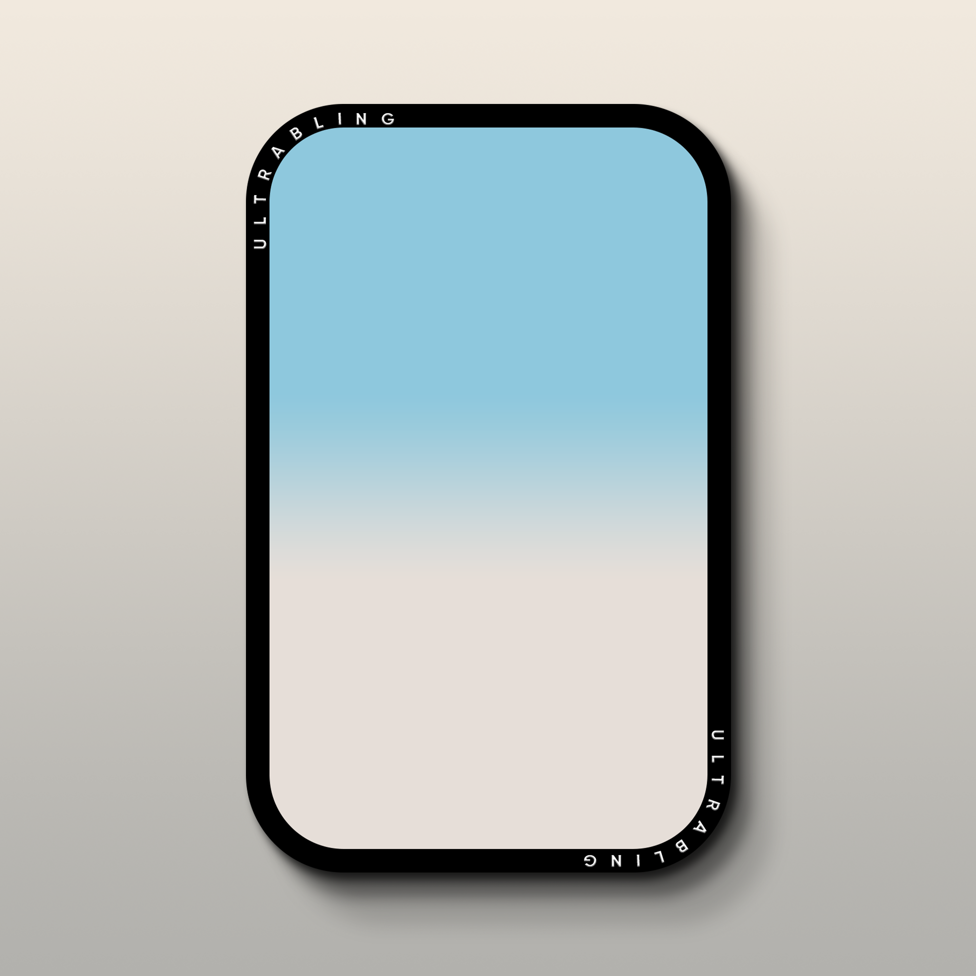 Ocean Fade MagSafe Wallet - Front View