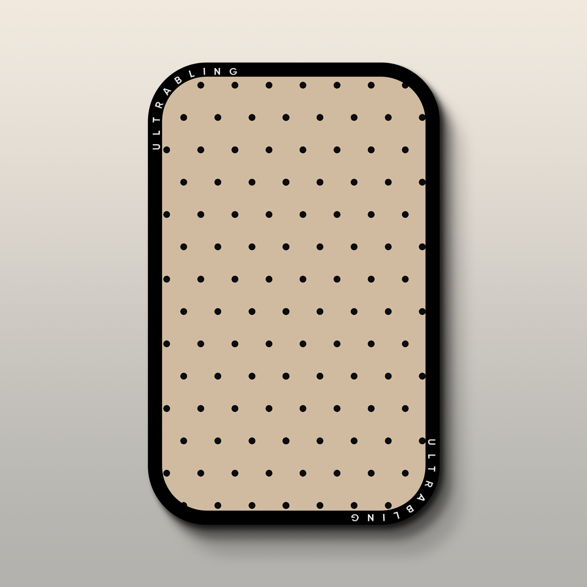 Vanilla Dots MagSafe Wallet - Front View