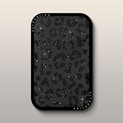 Black Stardust MagSafe Wallet - Front View