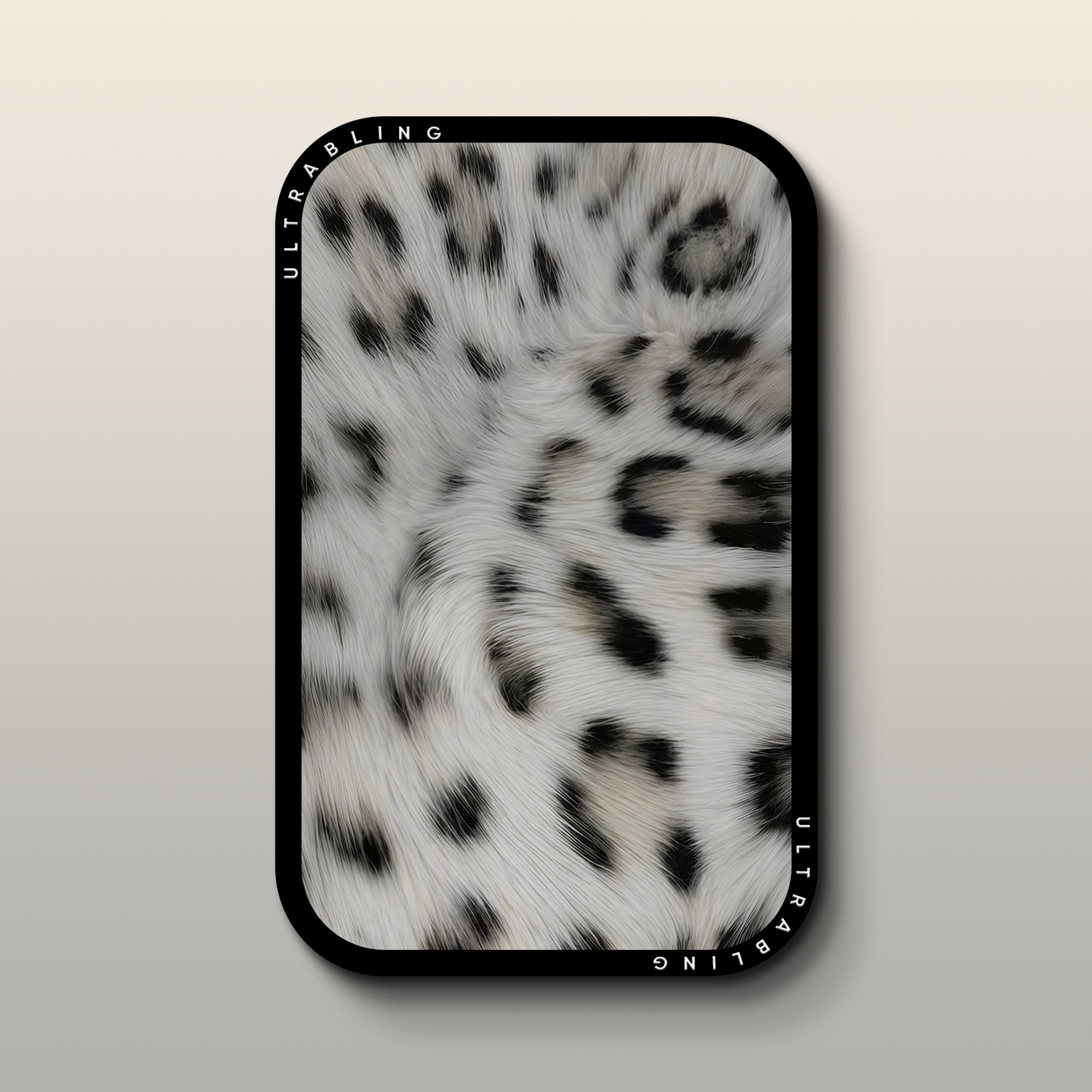 Snow Leopard MagSafe Wallet - Front View