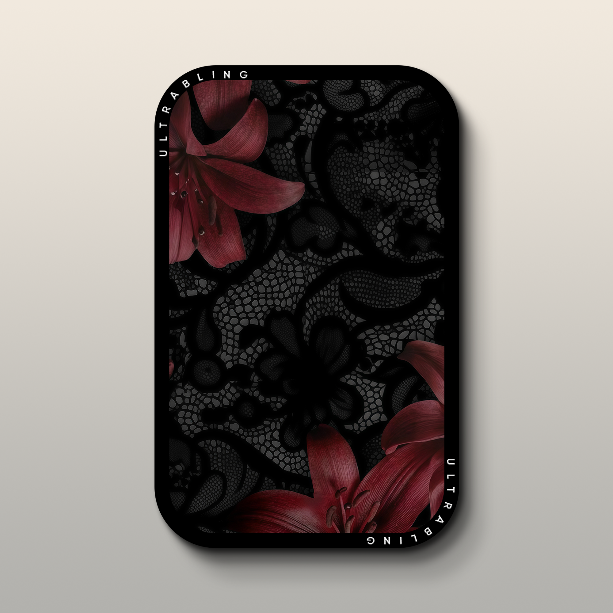 Midnight Scarlet MagSafe Wallet - Front View