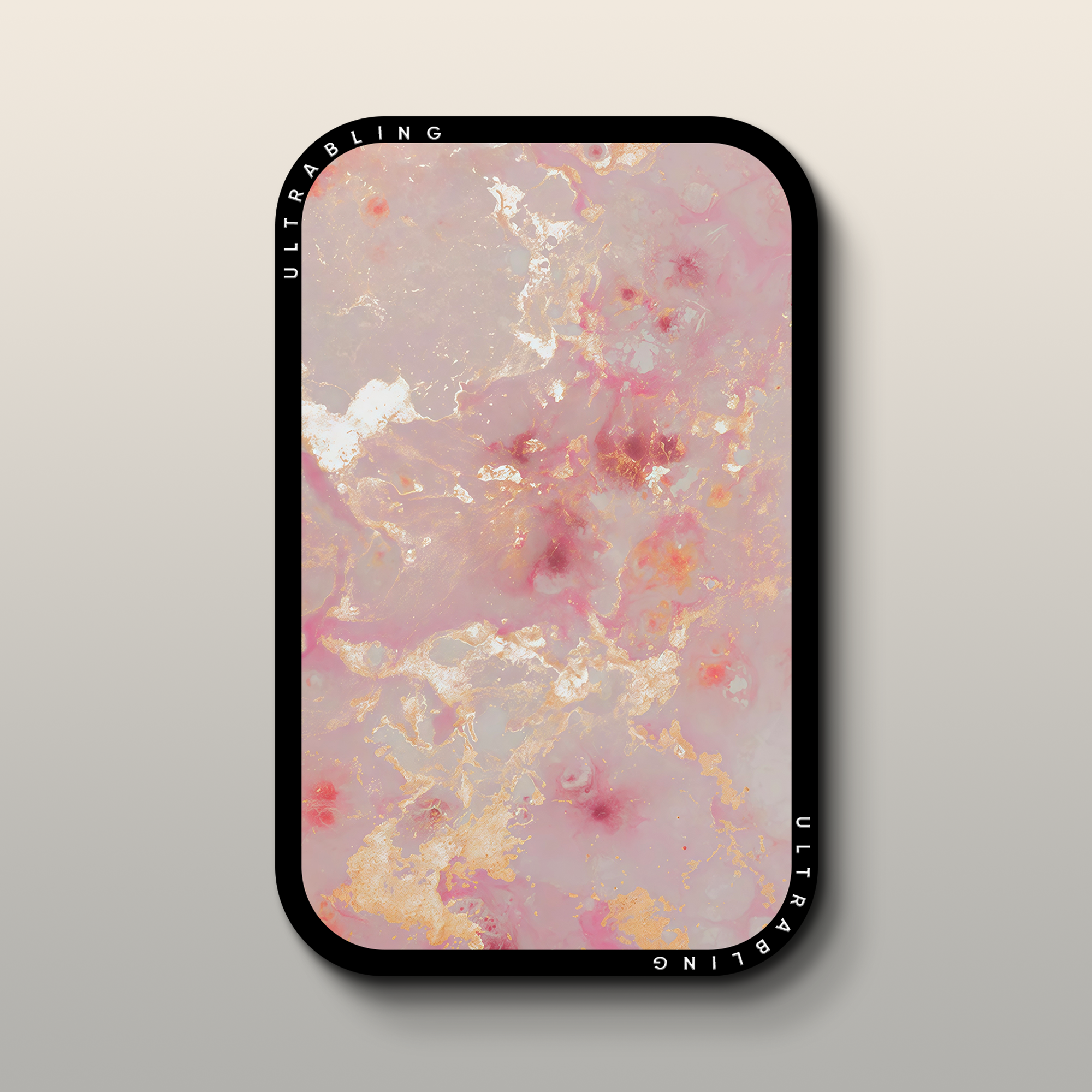 Rose Quartz MagSafe Wallet - Front View