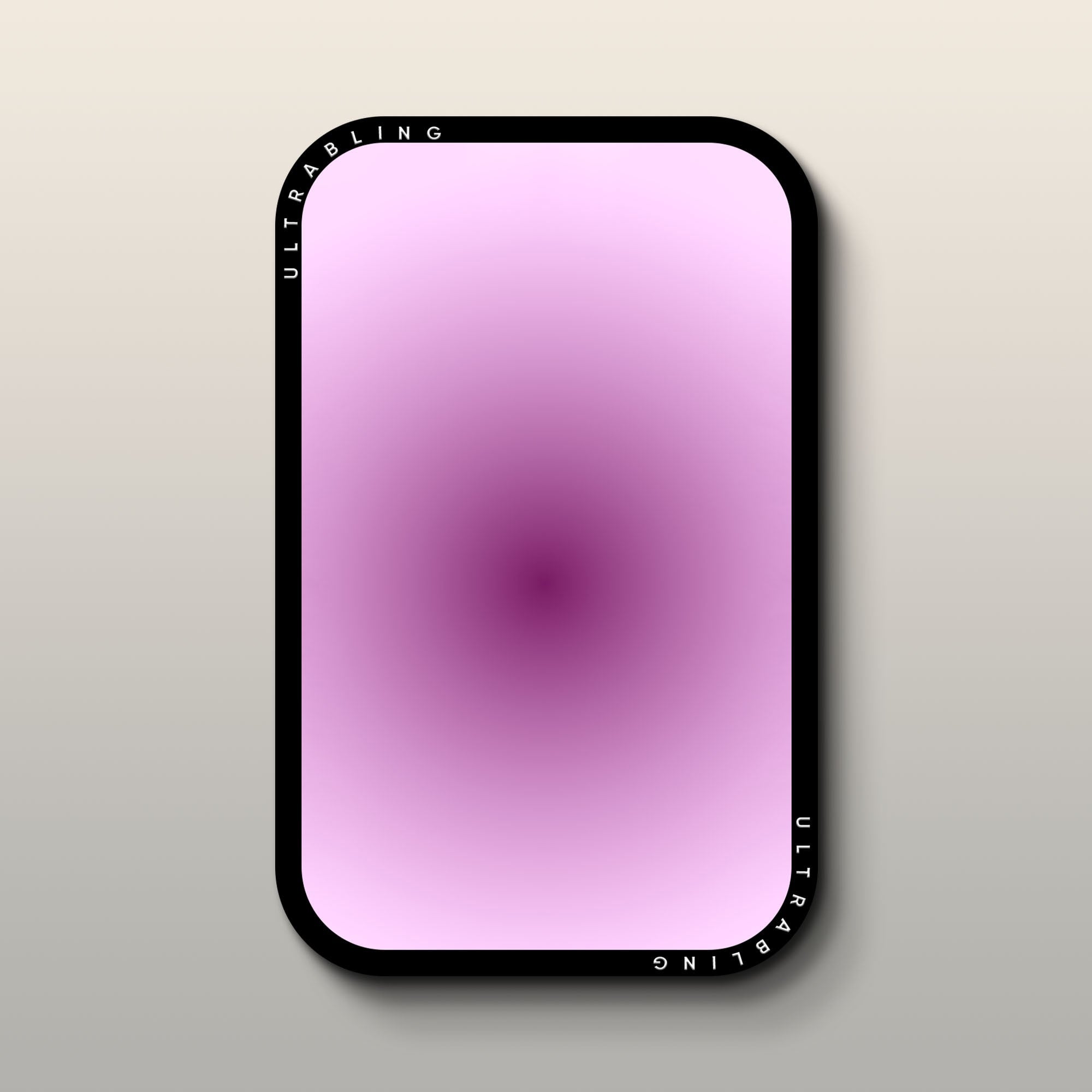 Amethyst Haze MagSafe Wallet - Front View
