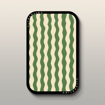 Pistachio Wave MagSafe Wallet - Front View