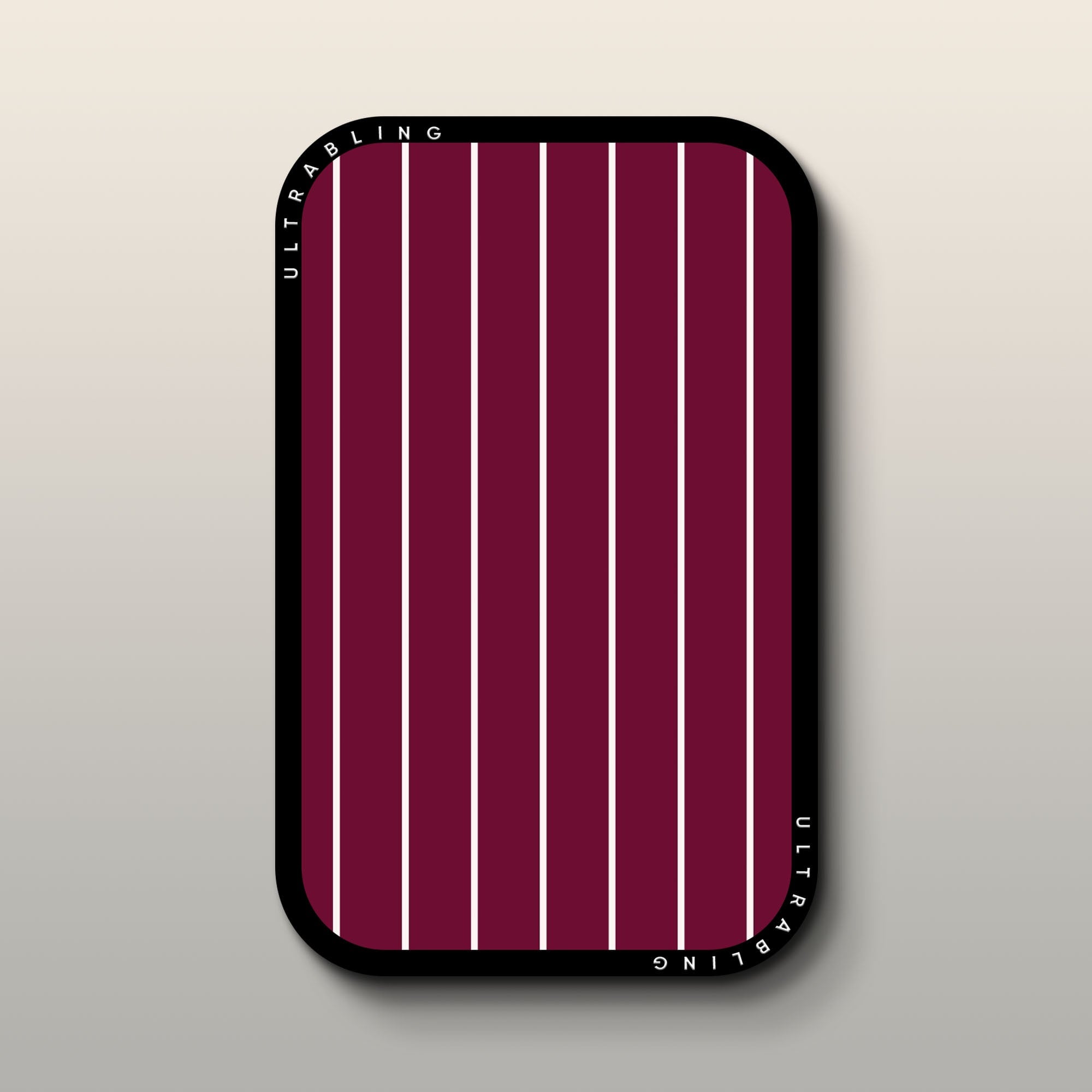 Bordeaux MagSafe Wallet - Front View