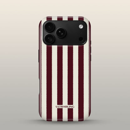 Bistro Stripe Eclipse Case on iPhone 18 Pro Black