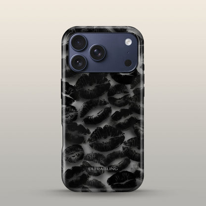 Blackout Kiss Eclipse Case on iPhone 17 Pro Deep Blue
