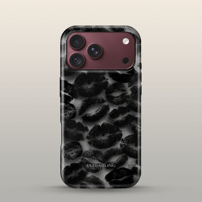 Blackout Kiss Eclipse Case on iPhone 18 Pro Burgundy