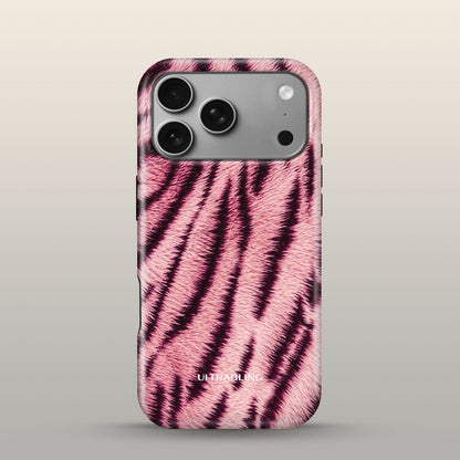Blush Tiger Eclipse Case on iPhone 18 Pro Silver