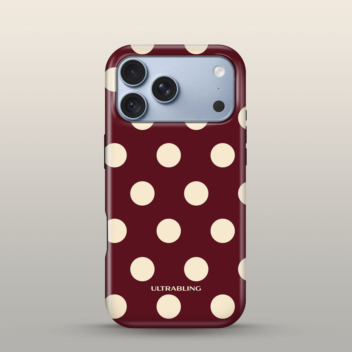 Cabernet Eclipse Case on iPhone 18 Pro Glacier