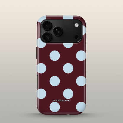 Claret Dot Eclipse Case on iPhone 18 Pro Black