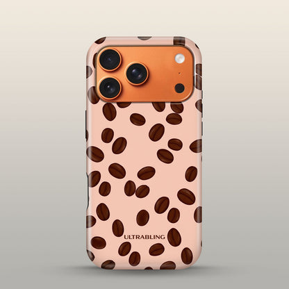 Coffee Run Eclipse Case on iPhone 17 Pro Cosmic Orange