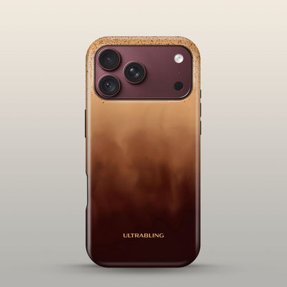 Cold Brew Eclipse Case on iPhone 18 Pro Burgundy