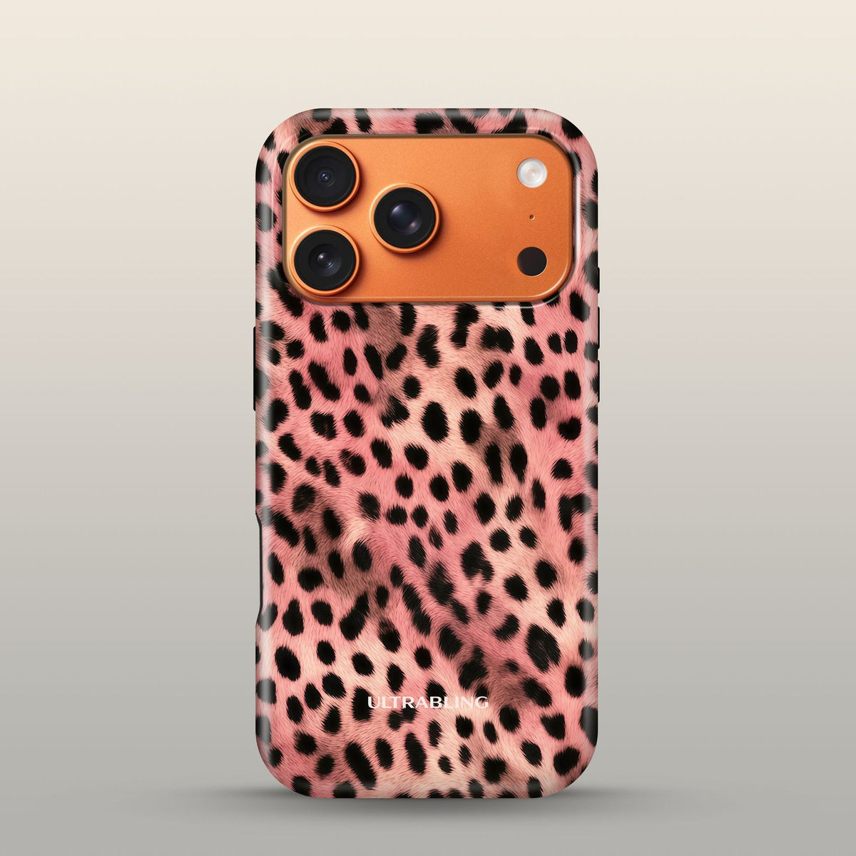 Desert Cat Eclipse Case on iPhone 17 Pro Cosmic Orange