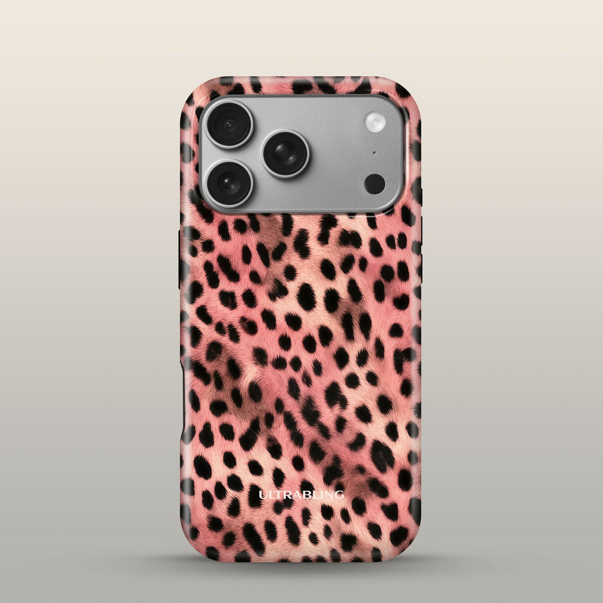 Desert Cat Eclipse Case on iPhone 17 Pro Silver