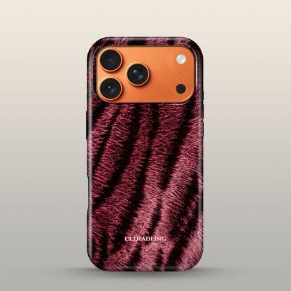 Garnet Fur Eclipse Case on iPhone 17 Pro Cosmic Orange