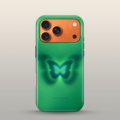Glow Wing Eclipse Case on iPhone 17 Pro Cosmic Orange