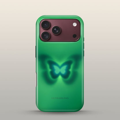 Glow Wing Eclipse Case on iPhone 18 Pro Burgundy
