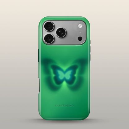Glow Wing Eclipse Case on iPhone 18 Pro Silver