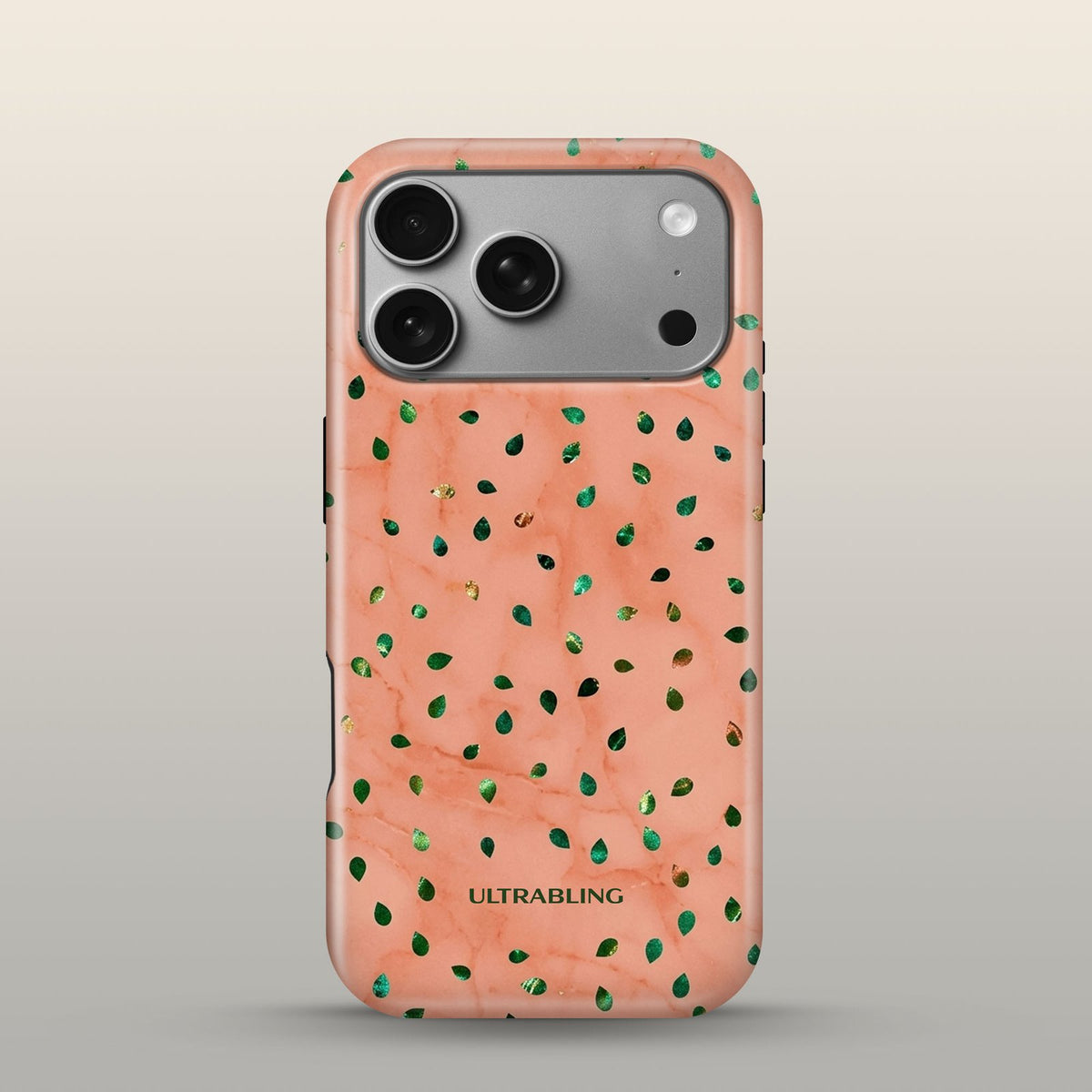 Guava Eclipse Case on iPhone 18 Pro Silver