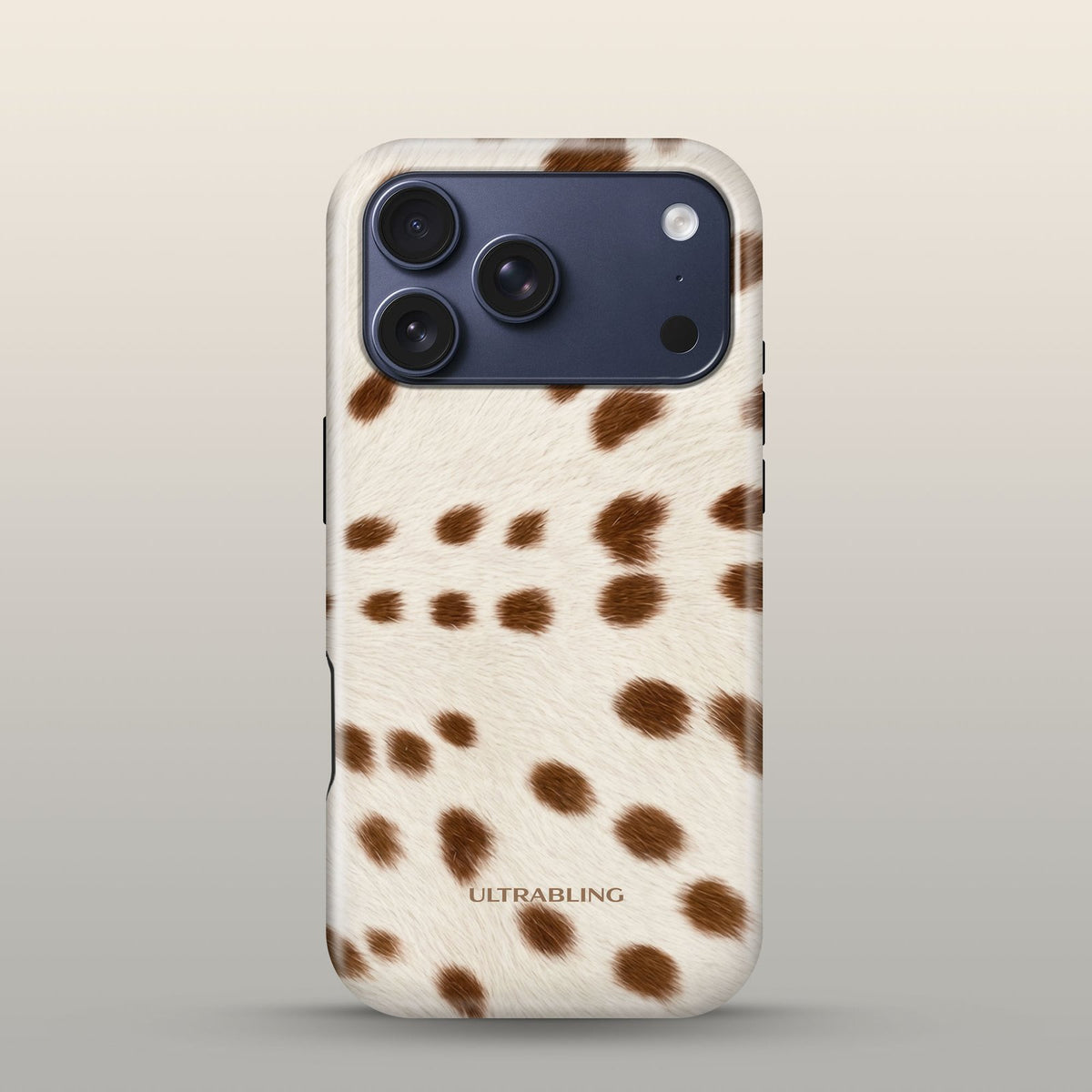 Hazel Fawn Eclipse Case on iPhone 17 Pro Deep Blue