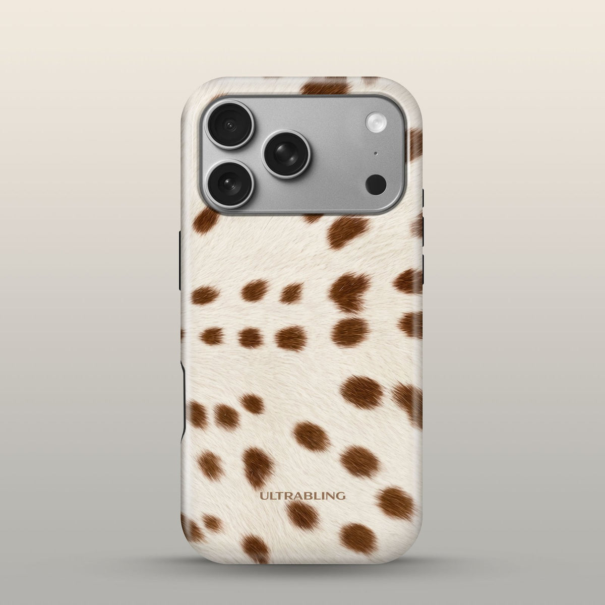 Hazel Fawn Eclipse Case on iPhone 17 Pro Silver
