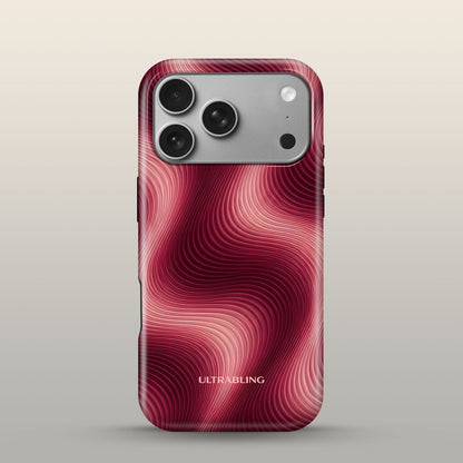 Heat Wave Eclipse Case on iPhone 17 Pro Silver