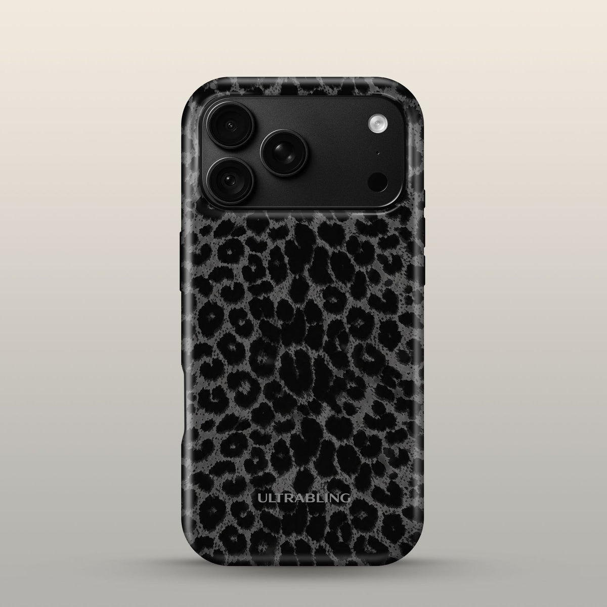 Jet Leopard Eclipse Case on iPhone 18 Pro Black