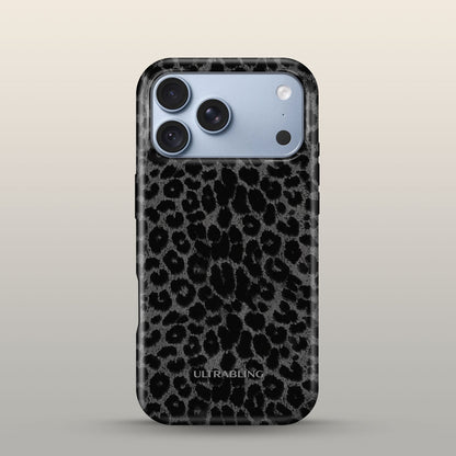 Jet Leopard Eclipse Case on iPhone 18 Pro Glacier