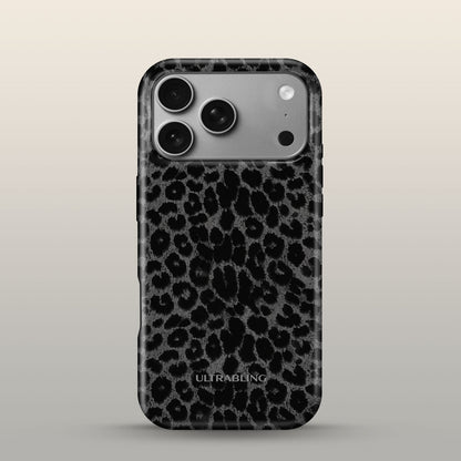 Jet Leopard Eclipse Case on iPhone 18 Pro Silver
