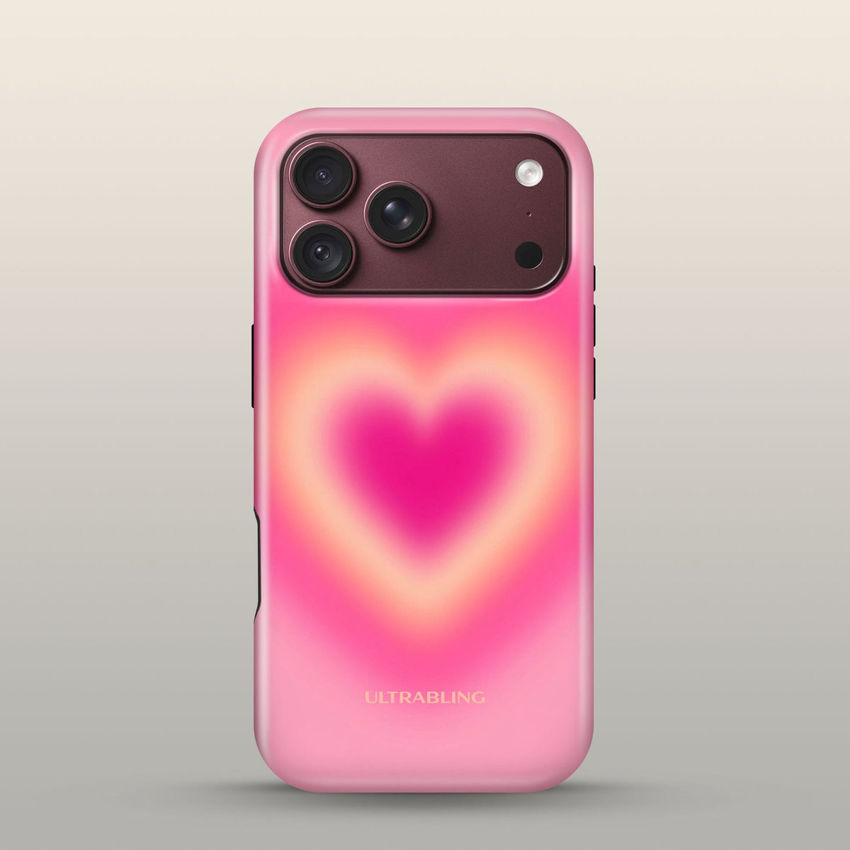 Lovestruck Eclipse Case on iPhone 18 Pro Burgundy