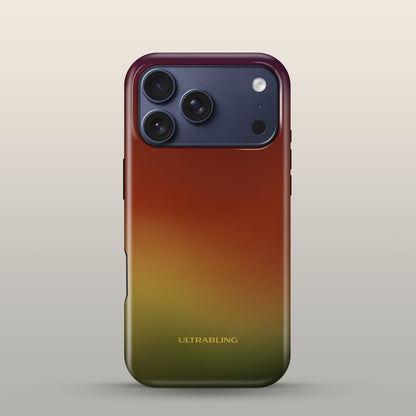 Mango Haze Eclipse Case on iPhone 17 Pro Deep Blue
