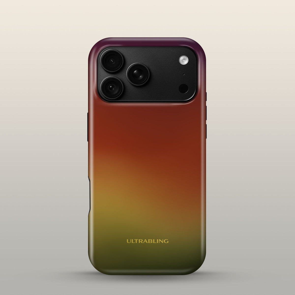 Mango Haze Eclipse Case on iPhone 18 Pro Black